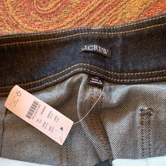 J. Crew Navy Wide Leg Jeans - Picture 2 of 4